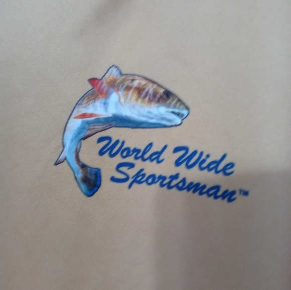 HUK World Wide Sportsman Long Sleeve Graphic Fishing Shirt M - Picture 3 of 8